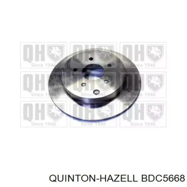 Тормозные диски BDC5668 QUINTON HAZELL