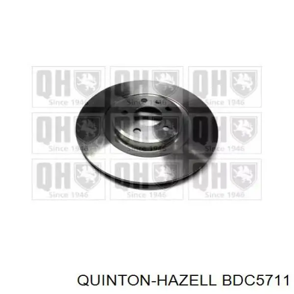 BDC5711 QUINTON HAZELL диск тормозной передний