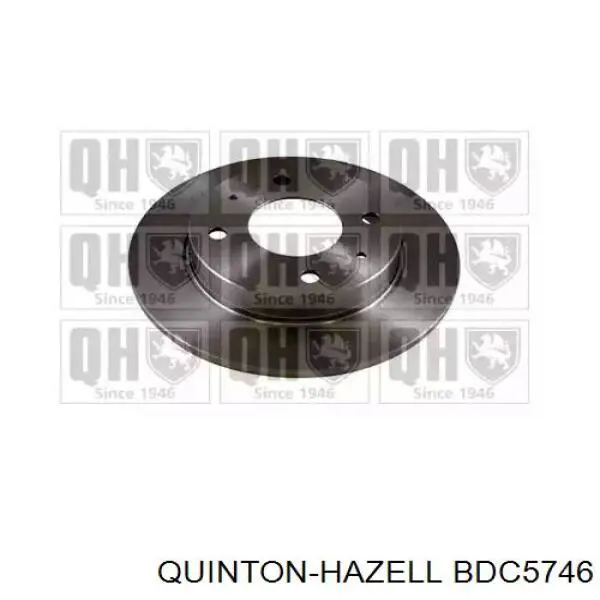 BDC5746 QUINTON HAZELL диск тормозной передний