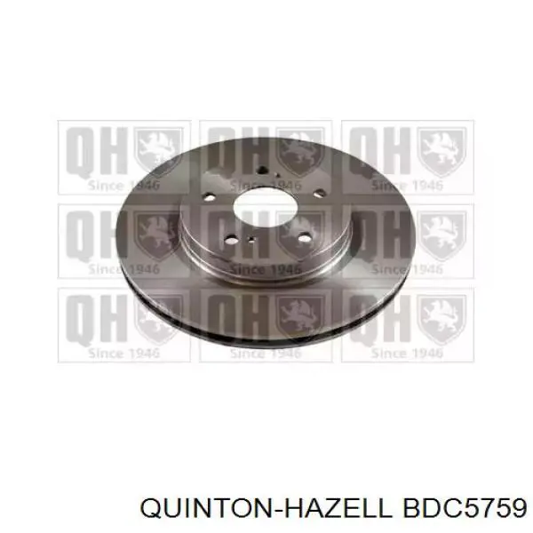 Передние тормозные диски BDC5759 QUINTON HAZELL