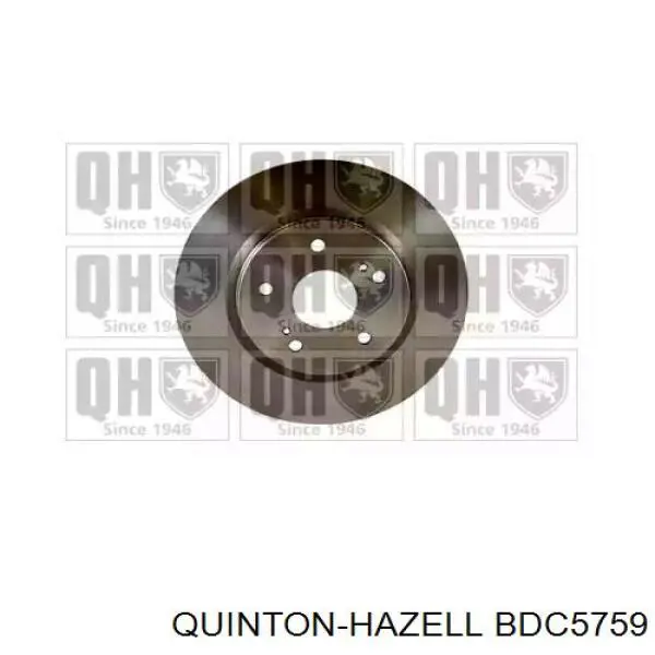 Freno de disco delantero BDC5759 QUINTON HAZELL