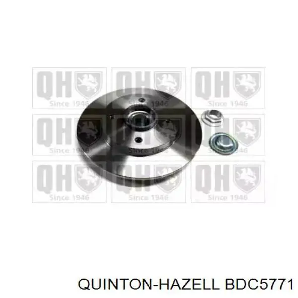 BDC5771 QUINTON HAZELL диск тормозной задний