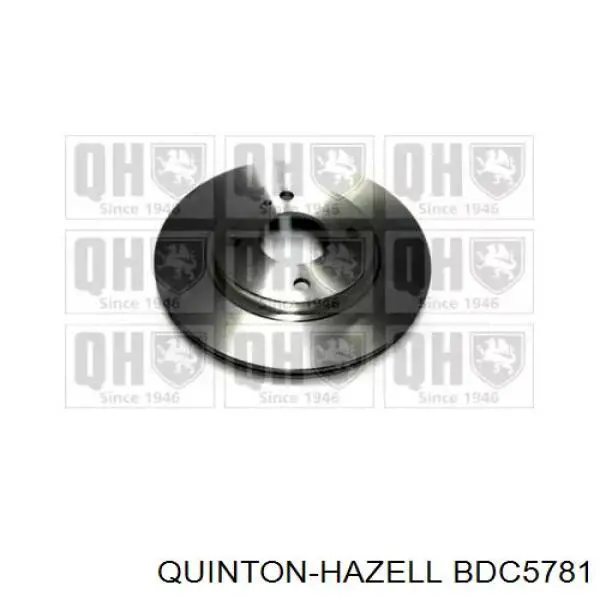 Передние тормозные диски BDC5781 QUINTON HAZELL