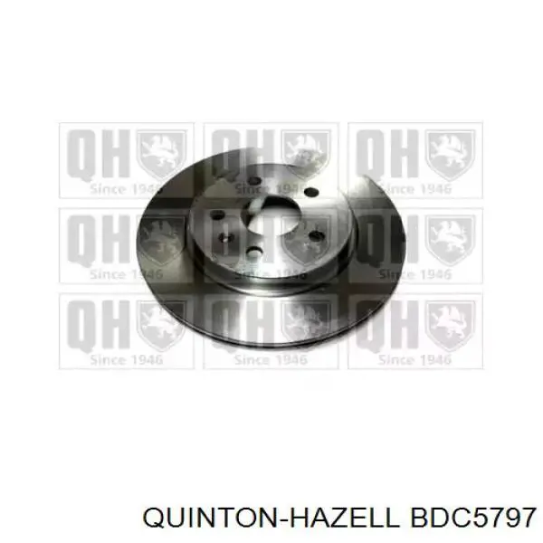 Тормозные диски BDC5797 QUINTON HAZELL