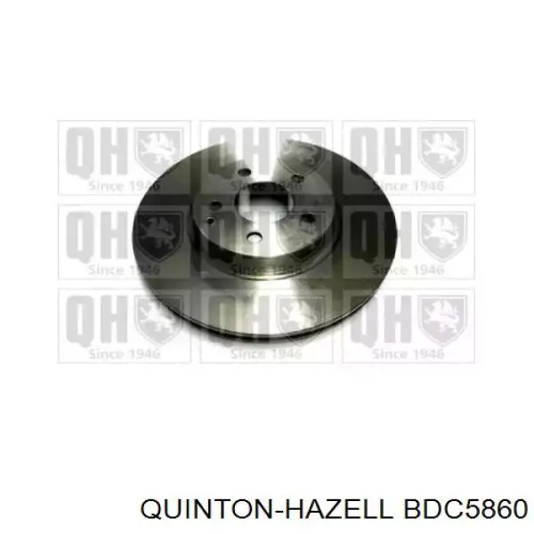 Передние тормозные диски BDC5860 QUINTON HAZELL