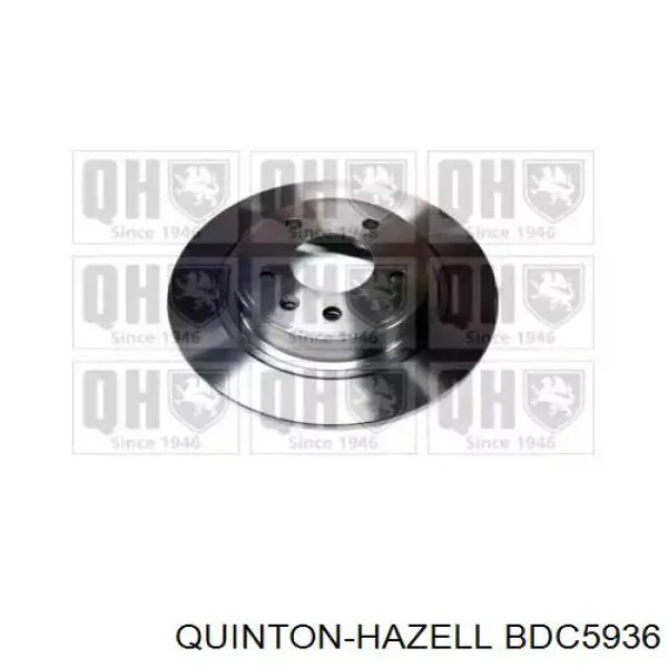 Тормозные диски BDC5936 QUINTON HAZELL