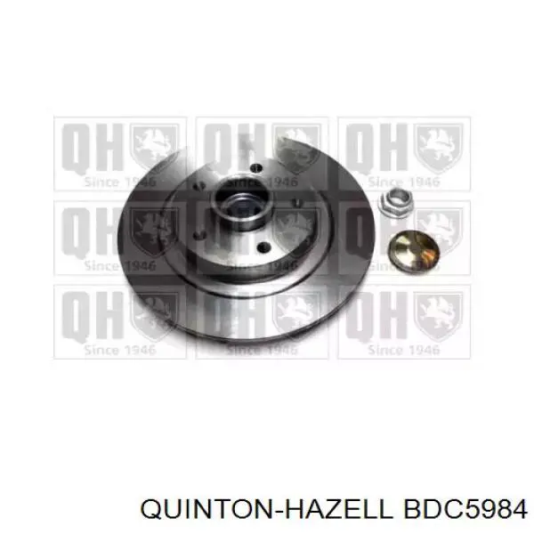 BDC5984 QUINTON HAZELL тормозные диски