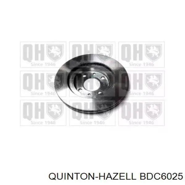 Freno de disco delantero BDC6025 QUINTON HAZELL