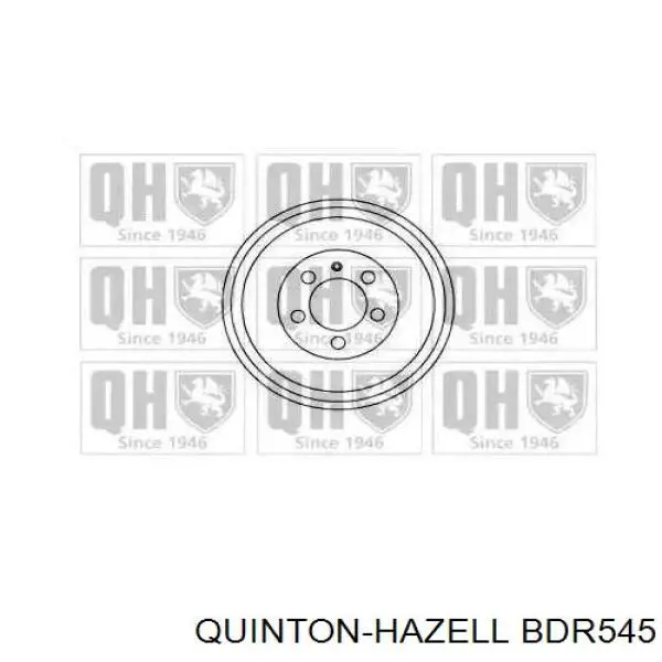 Тормозной барабан BDR545 QUINTON HAZELL