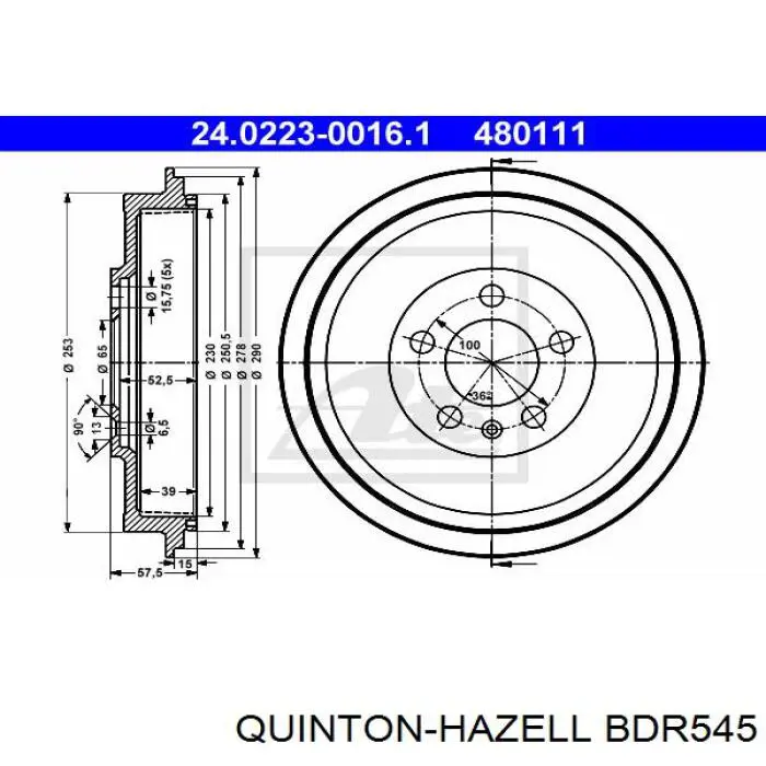BDR545 QUINTON HAZELL