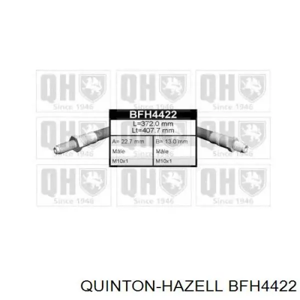 Шланг тормозной передний QUINTON HAZELL BFH4422