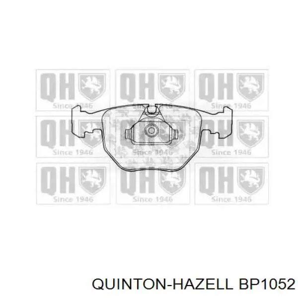 Передние тормозные колодки BP1052 QUINTON HAZELL