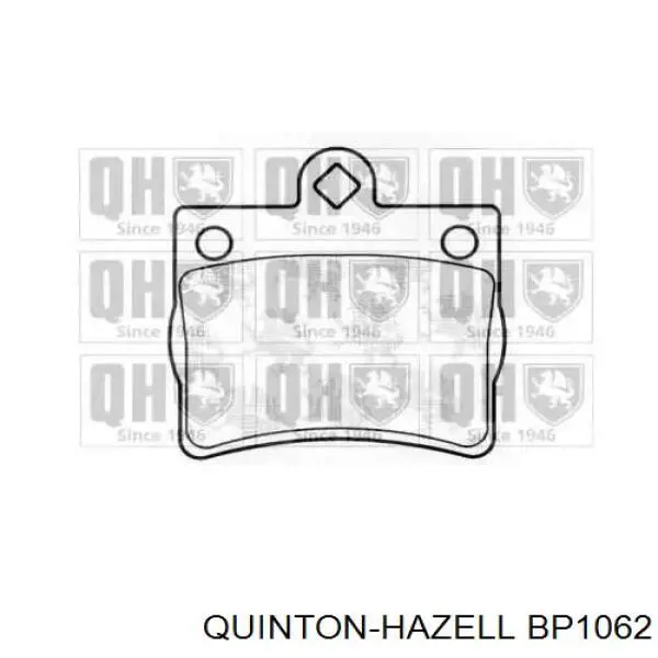 Задние тормозные колодки BP1062 QUINTON HAZELL