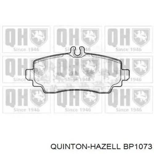 Передние тормозные колодки BP1073 QUINTON HAZELL