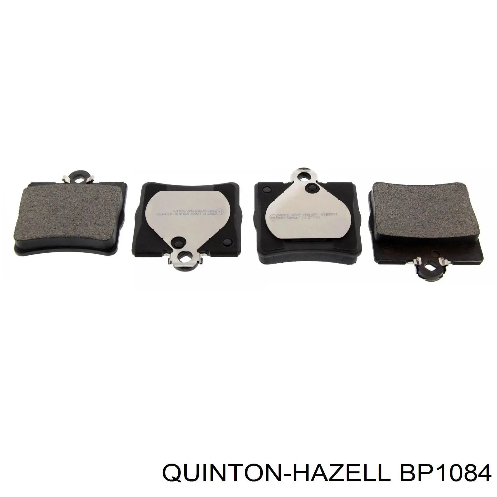 Купить BP1084 QUINTON HAZELL Колодки тормозные задние, дисковые