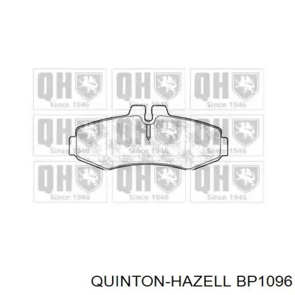 Передние тормозные колодки BP1096 QUINTON HAZELL