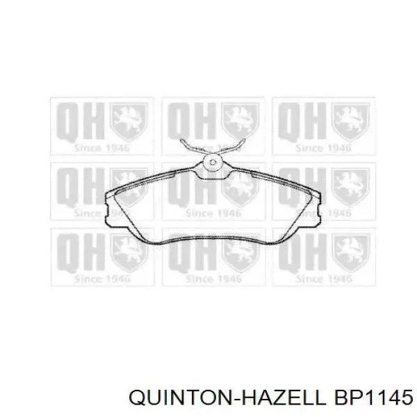 BP1145 QUINTON HAZELL передние тормозные колодки