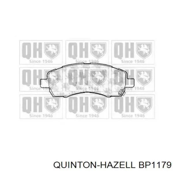 Передние тормозные колодки BP1179 QUINTON HAZELL