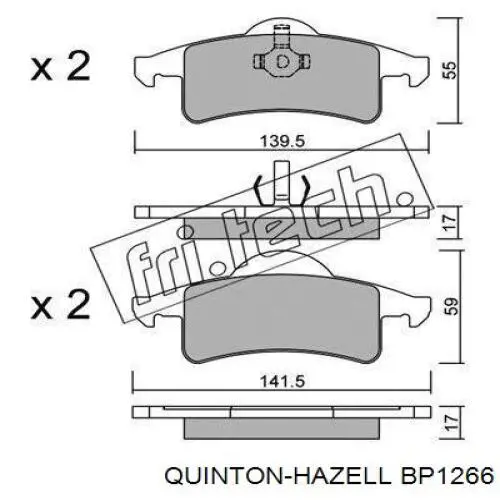 Купить 5011978AA Chrysler Колодки тормозные задние, дисковые