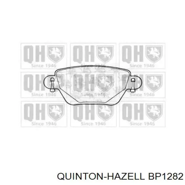 Задние тормозные колодки BP1282 QUINTON HAZELL