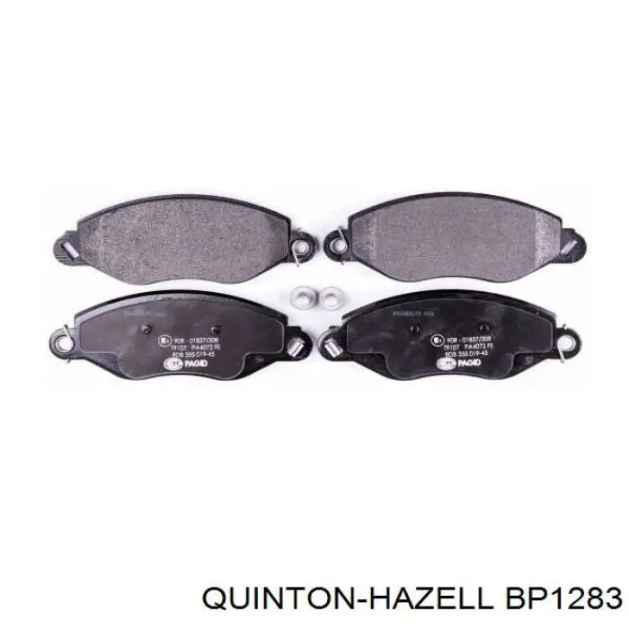 Передние тормозные колодки BP1283 QUINTON HAZELL