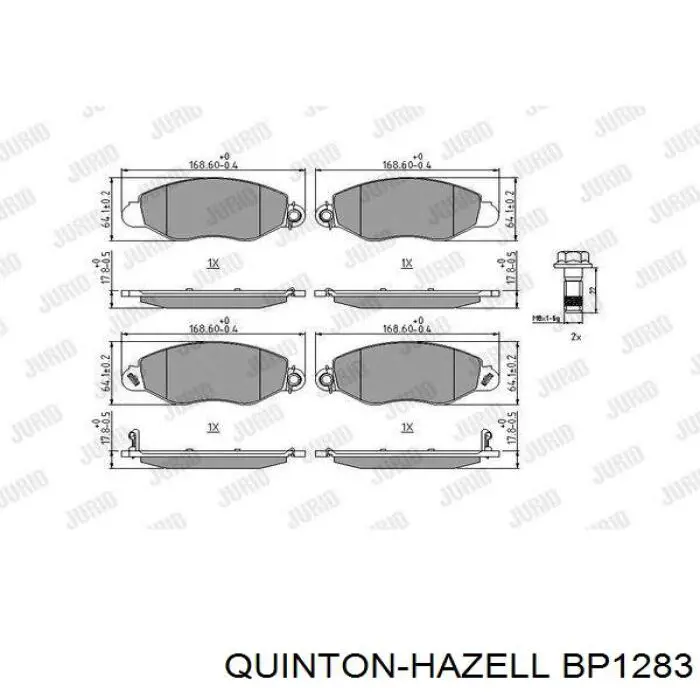 Тормозные колодки QUINTON HAZELL BP1283