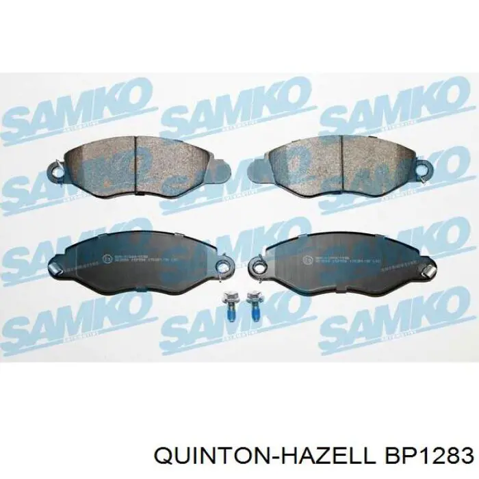 Колодки QUINTON HAZELL BP1283 цена, от 20.13 USD