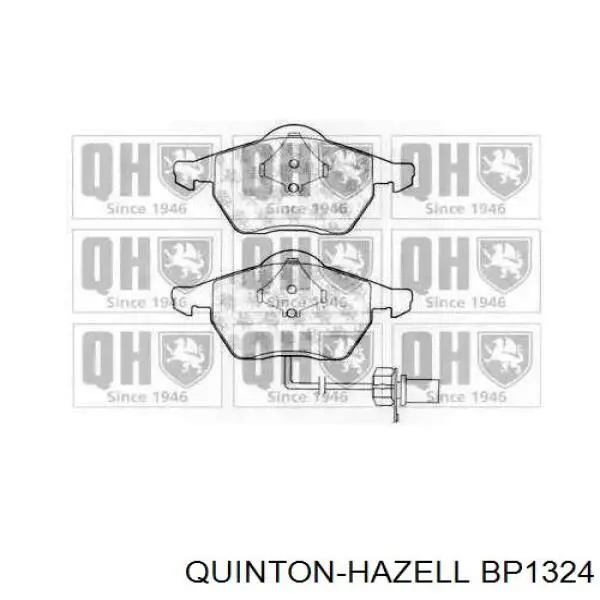 BP1324 QUINTON HAZELL колодки тормозные передние дисковые