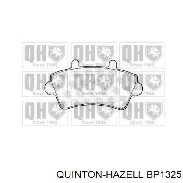 Передние тормозные колодки BP1325 QUINTON HAZELL