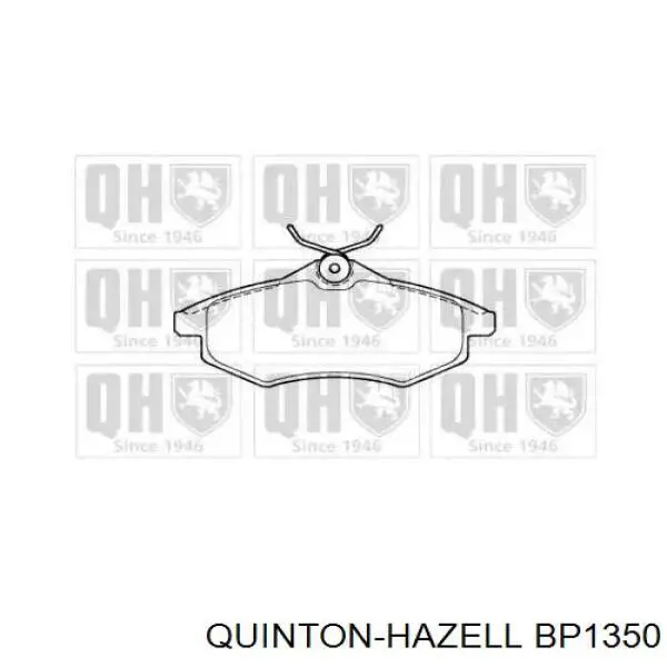 Передние тормозные колодки BP1350 QUINTON HAZELL