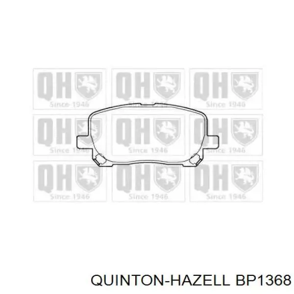 Передние тормозные колодки BP1368 QUINTON HAZELL