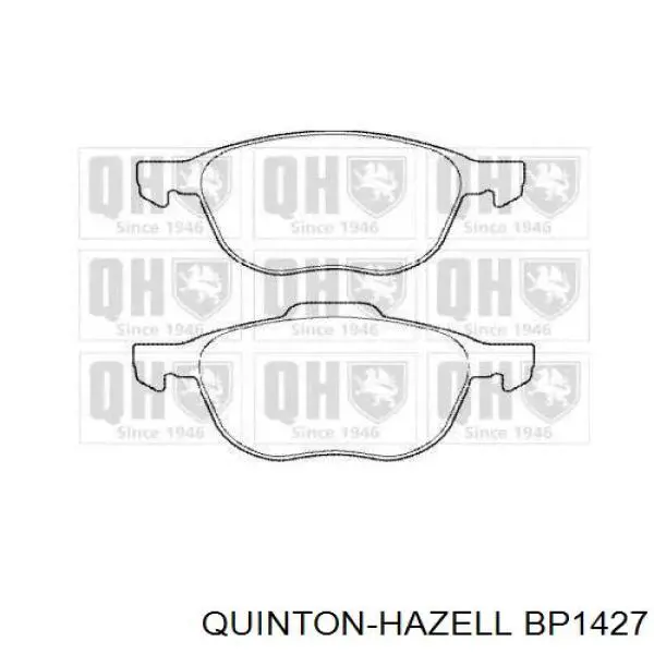 Передние тормозные колодки BP1427 QUINTON HAZELL