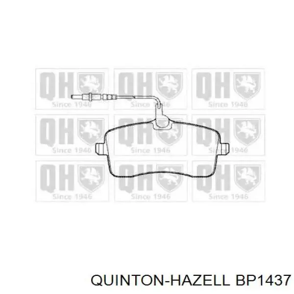 Передние тормозные колодки BP1437 QUINTON HAZELL