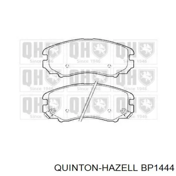 Передние тормозные колодки BP1444 QUINTON HAZELL