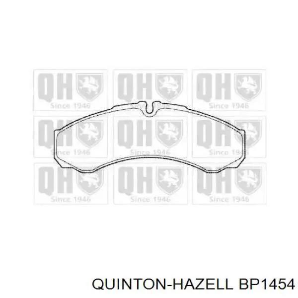 Передние тормозные колодки BP1454 QUINTON HAZELL