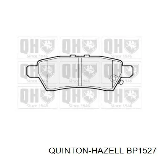 Задние тормозные колодки BP1527 QUINTON HAZELL