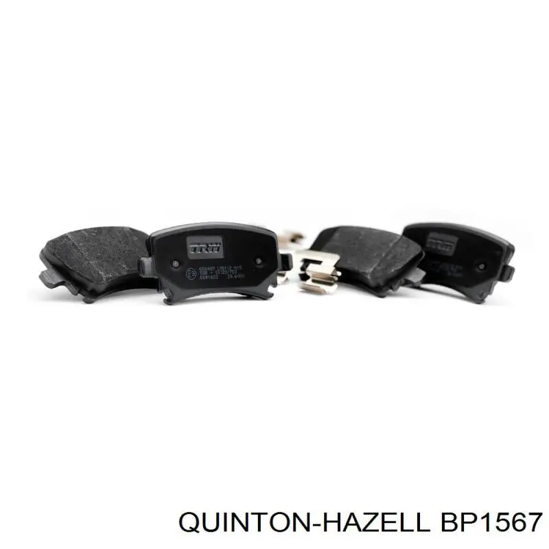 Задние тормозные колодки BP1567 QUINTON HAZELL