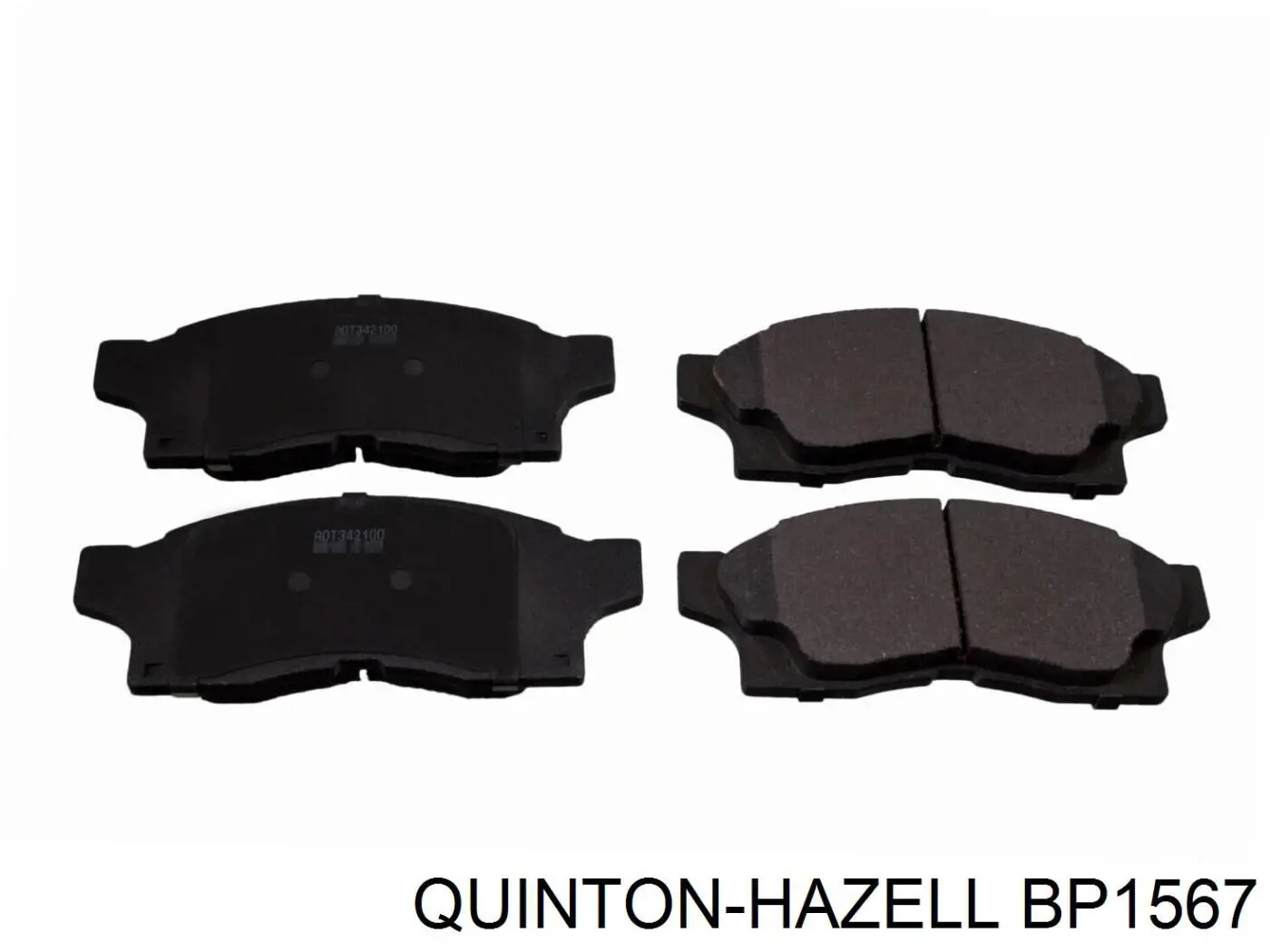 Колодки дисковые  QUINTON HAZELL BP1567 цена, от 24.66 USD