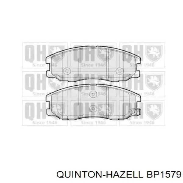 Передние тормозные колодки BP1579 QUINTON HAZELL