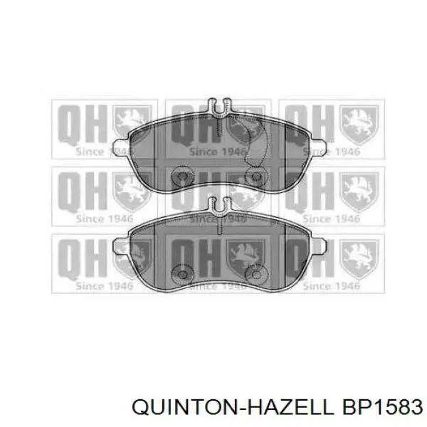 Передние тормозные колодки BP1583 QUINTON HAZELL