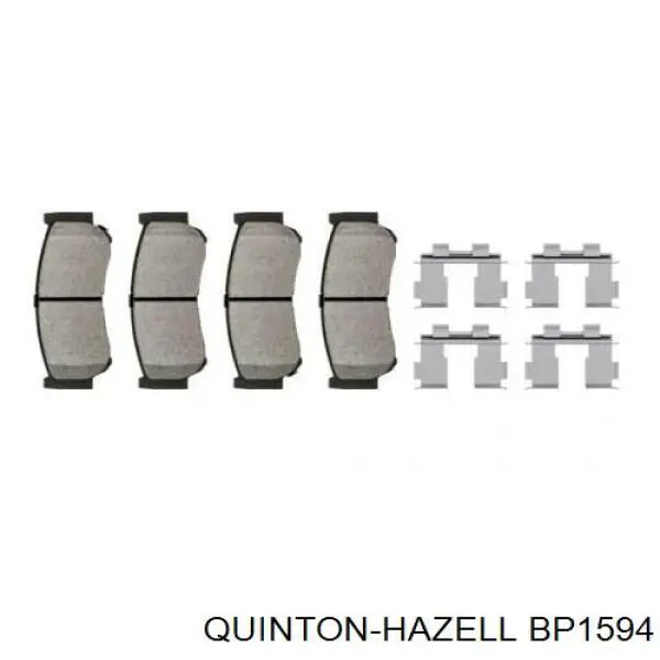 Колодки дисковые  QUINTON HAZELL BP1594 цена, от 15.52 USD