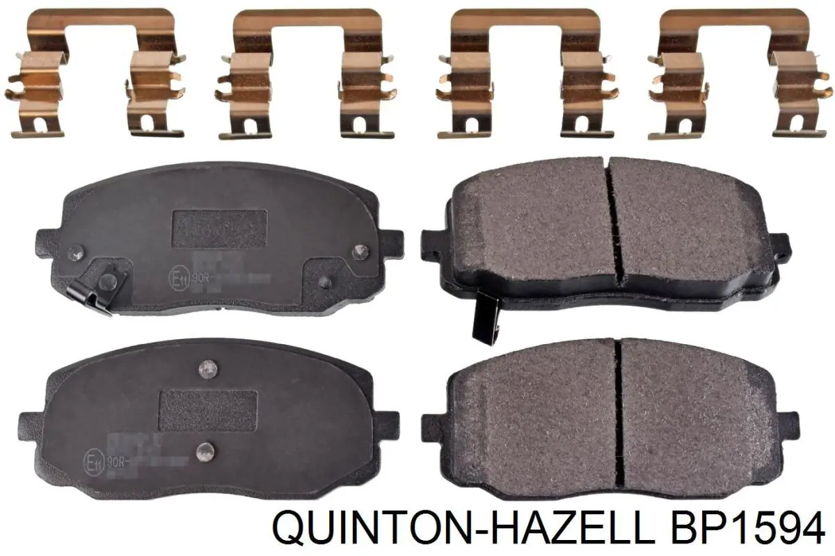 Купить BP1594 QUINTON HAZELL Колодки тормозные задние, дисковые