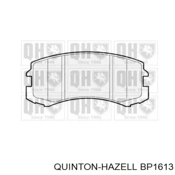 BP1613 QUINTON HAZELL ремкомплект суппорта тормозного переднего