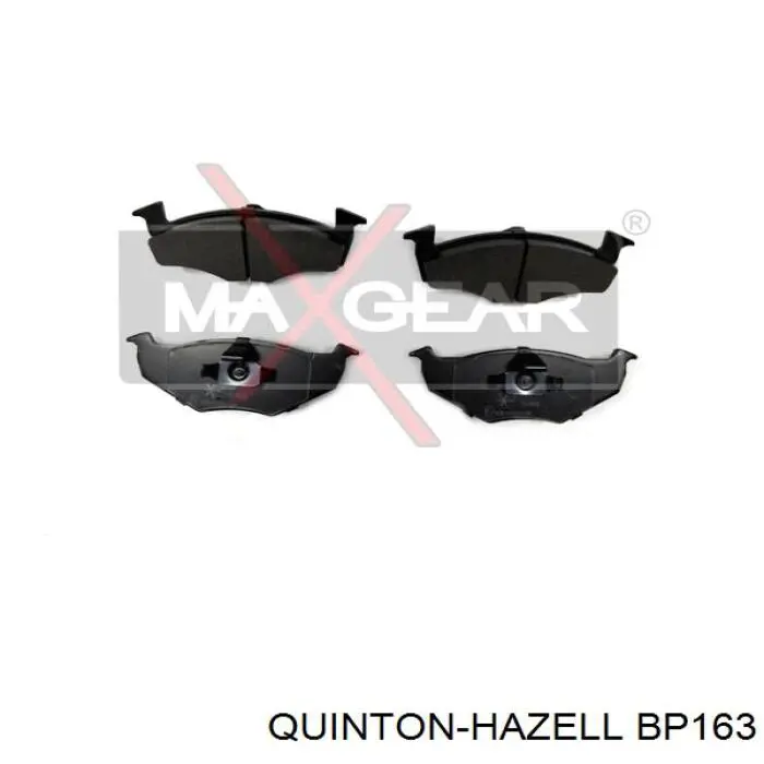 Передние тормозные колодки BP163 QUINTON HAZELL
