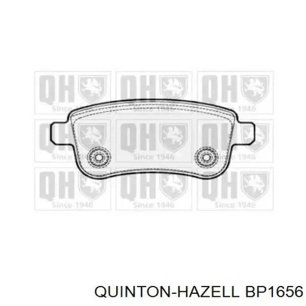 Колодки тормозные задние дисковые QUINTON HAZELL BP1656