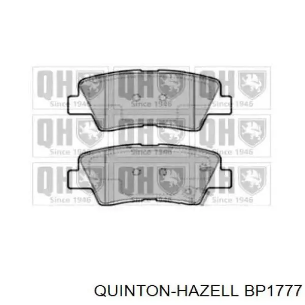 Колодки тормозные задние дисковые QUINTON HAZELL BP1777