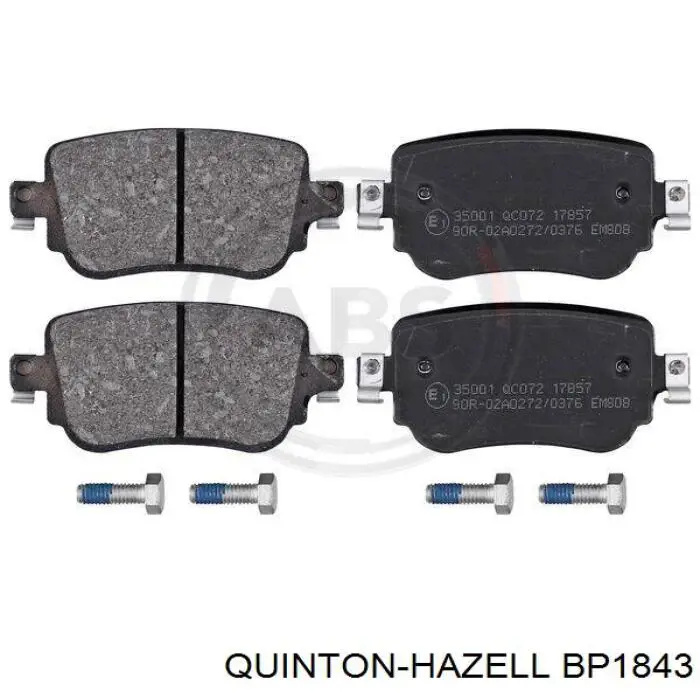 Задние тормозные колодки DP42201R EBC Brakes