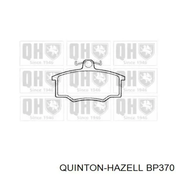 Передние тормозные колодки BP370 QUINTON HAZELL