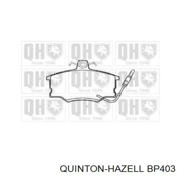 Передние тормозные колодки BP403 QUINTON HAZELL