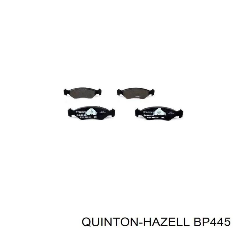 Передние тормозные колодки BP445 QUINTON HAZELL